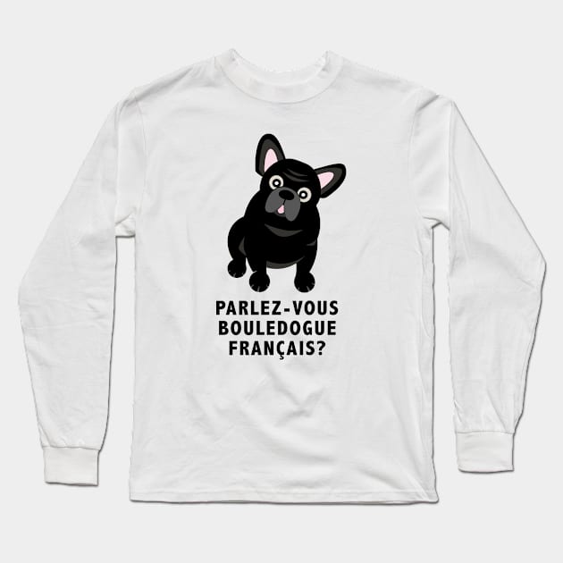 French Bulldog Long Sleeve T-Shirt by AntiqueImages